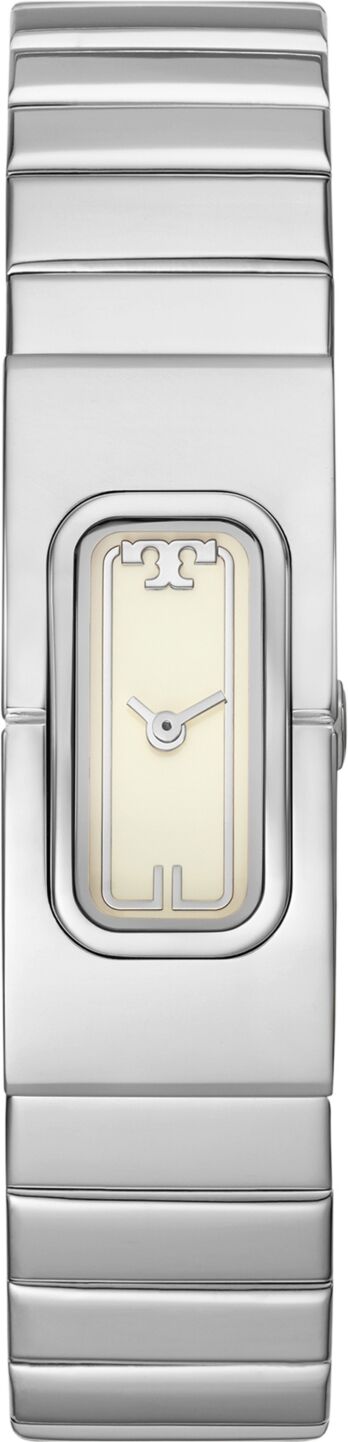 Tory Burch Women's The T Watch Stainless Steel Bracelet Watch 18mm - Silver