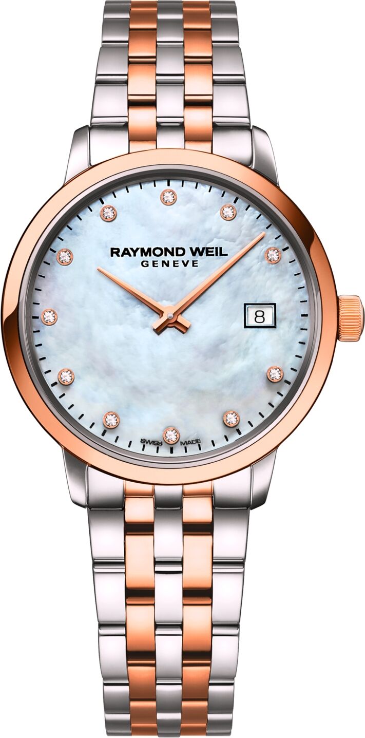 Raymond Weil Women's Swiss Toccata Diamond-Accent Two-Tone Pvd Stainless Steel Bracelet Watch 29mm - Two-Tone