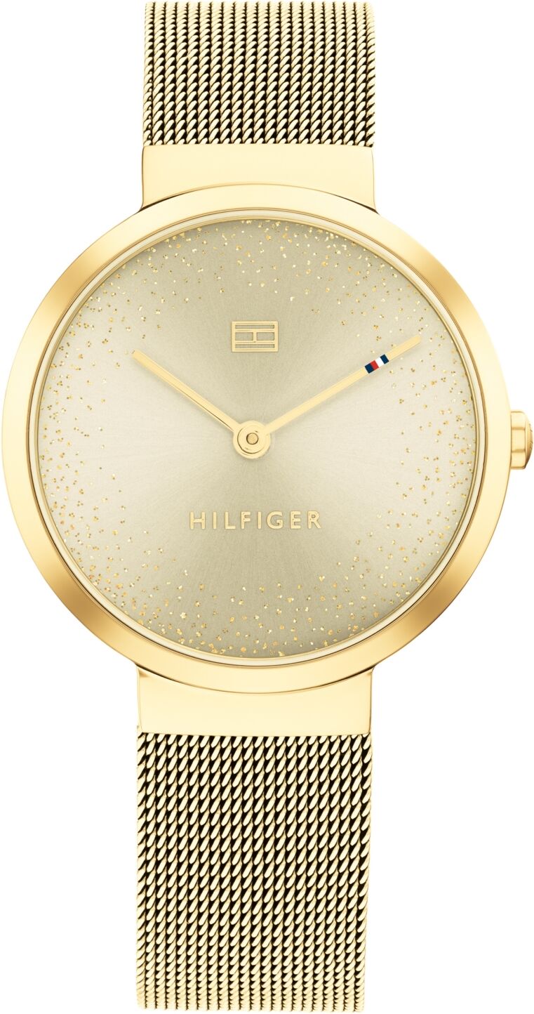 Tommy Hilfiger Women's Gold-Tone Mesh Bracelet Watch 32mm - Gold