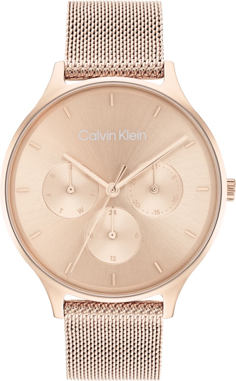 Calvin Klein Carnation Gold-Tone Mesh Bracelet Watch 38mm - Carnation Gold