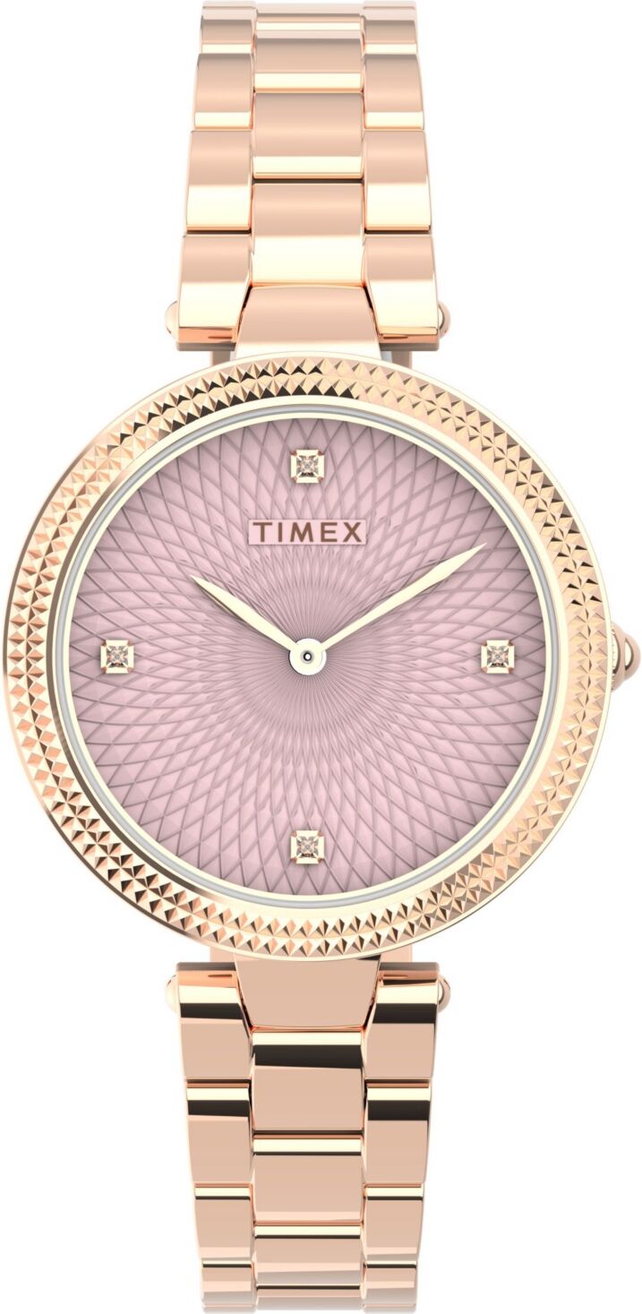 Timex Women's City Rose Gold-Tone Low Lead Brass Bracelet Watch 32mm - Rose Gold-Tone