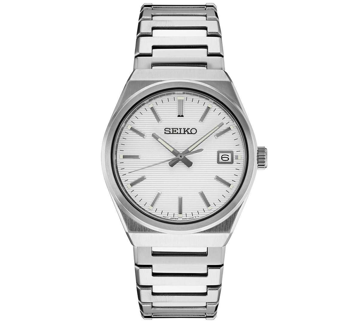 Seiko Men's Essentials Stainless Steel Bracelet Watch 39mm - Silver