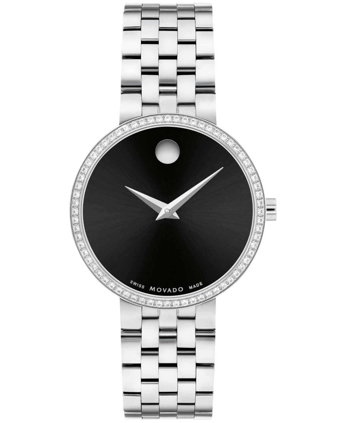 Movado Women's Museum Classic Swiss Quartz Silver-Tone Stainless Steel Watch 30mm - Silver-Tone