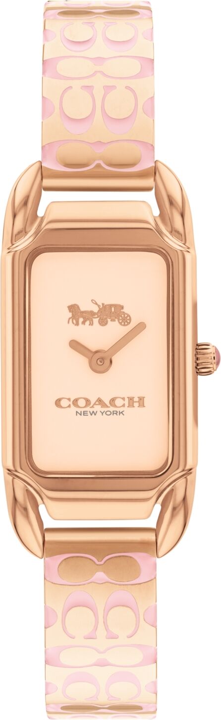 Coach Women's Cadie Rose Gold-Tone Stainless Steel Bangle Bracelet Watch 17.5 x 28.5mm - Rose Gold