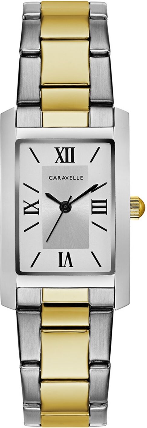 Caravelle Designed by Bulova Women's Two-Tone Stainless Steel Bracelet Watch 21x33mm