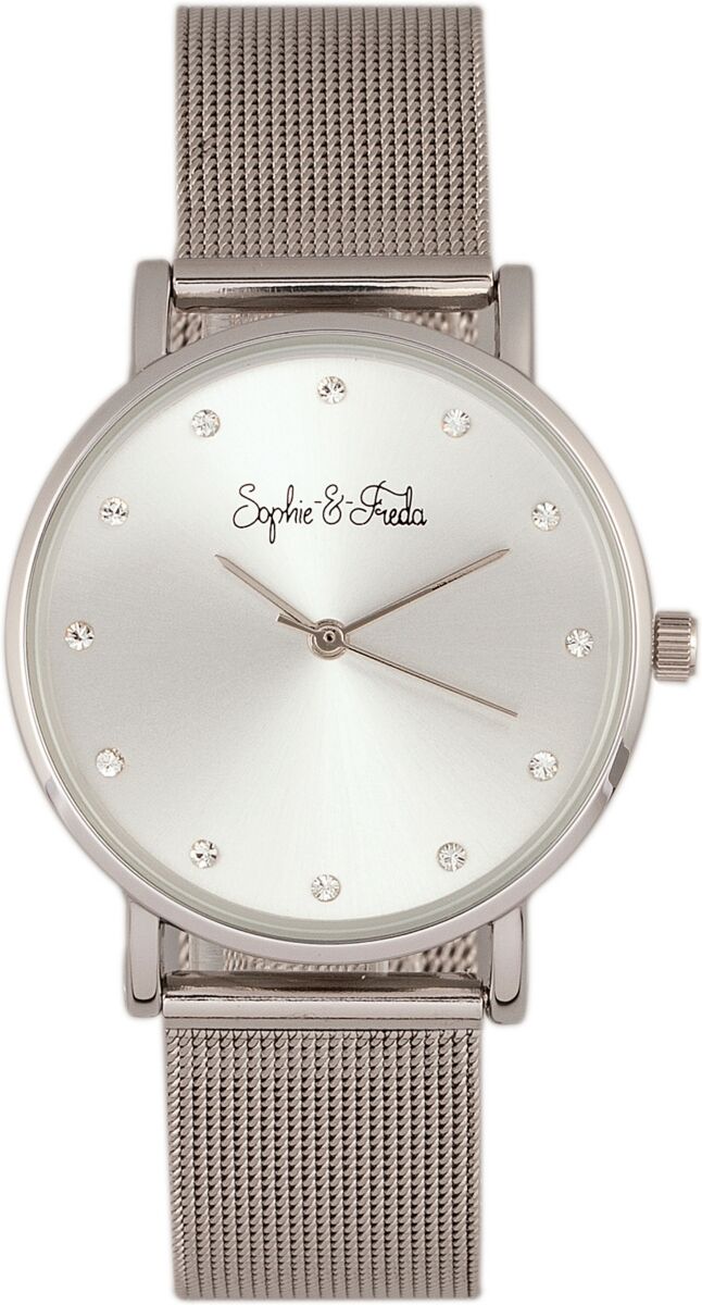 Sophie and Freda Quartz Savannah Alloy Watches 32mm - Silver