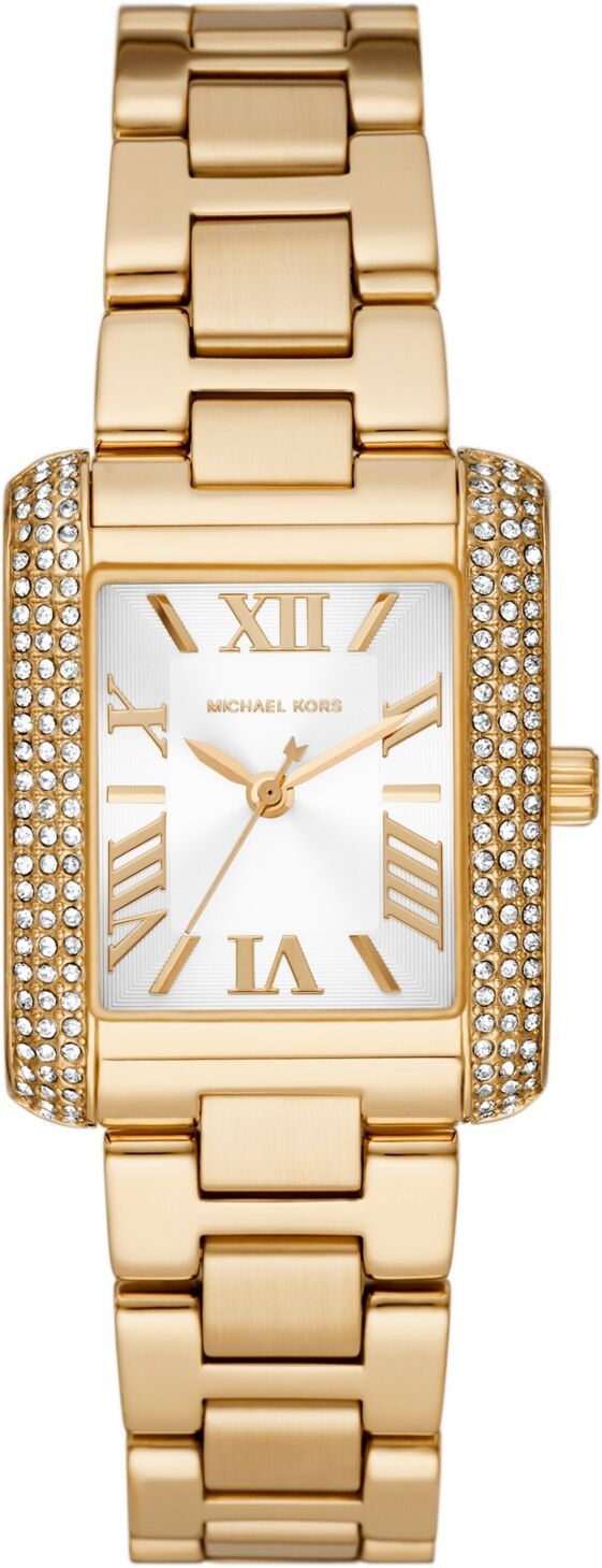 Michael Kors Women's Emery Three Hand Gold-Tone Stainless Steel Bracelet Watch 33mm - Gold-Tone