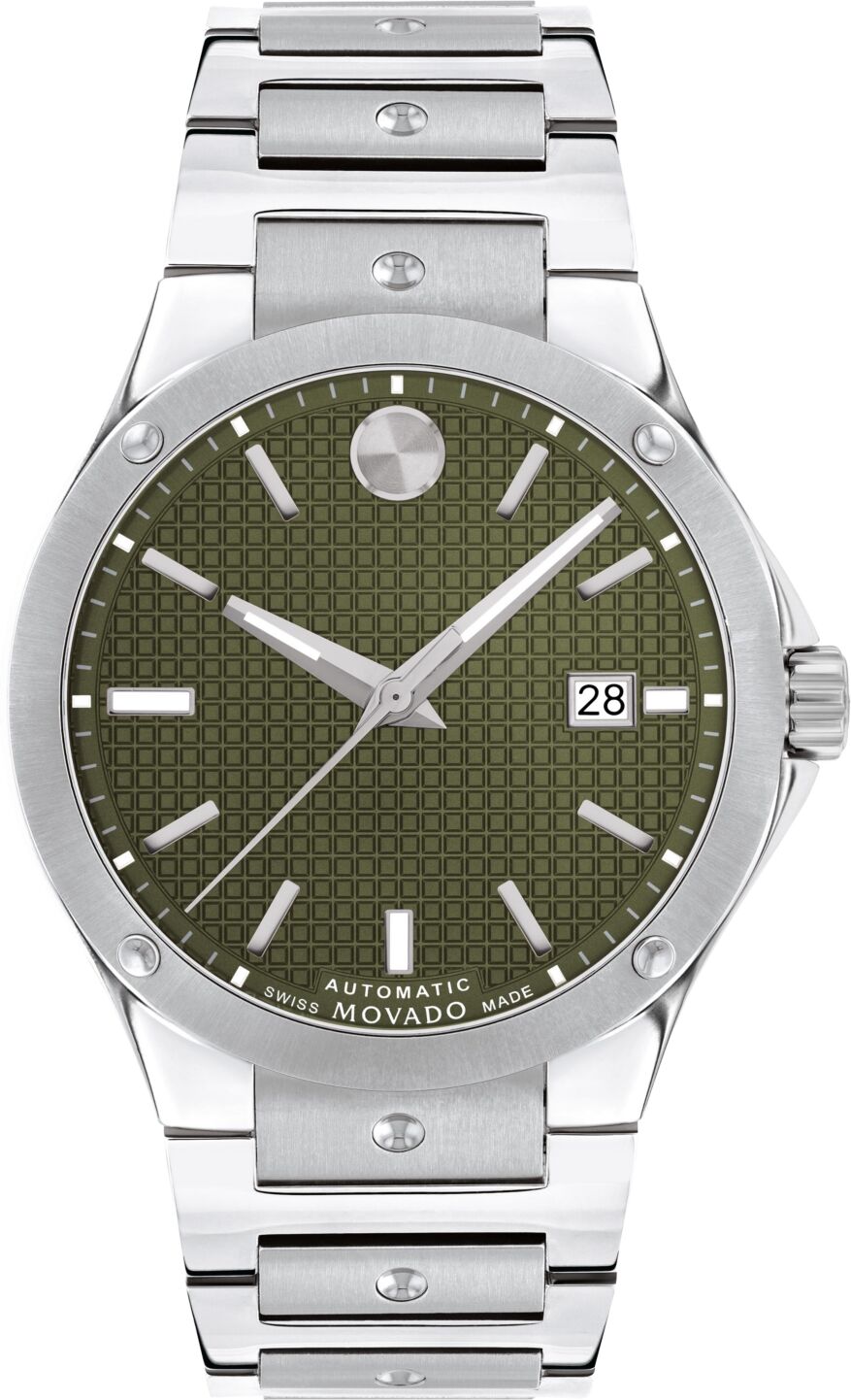 Movado Men's Swiss Automatic S.e. Stainless Steel Bracelet Watch 41mm - Silver