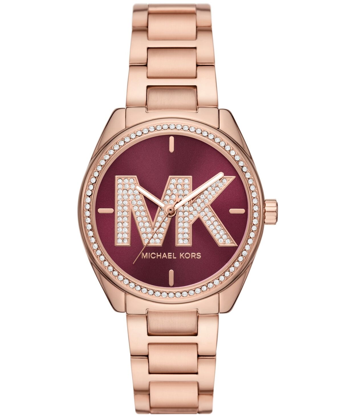 Michael Kors Women's Janelle Three-Hand Rose Gold-Tone Stainless Steel Watch 36mm - Rose Gold-Tone