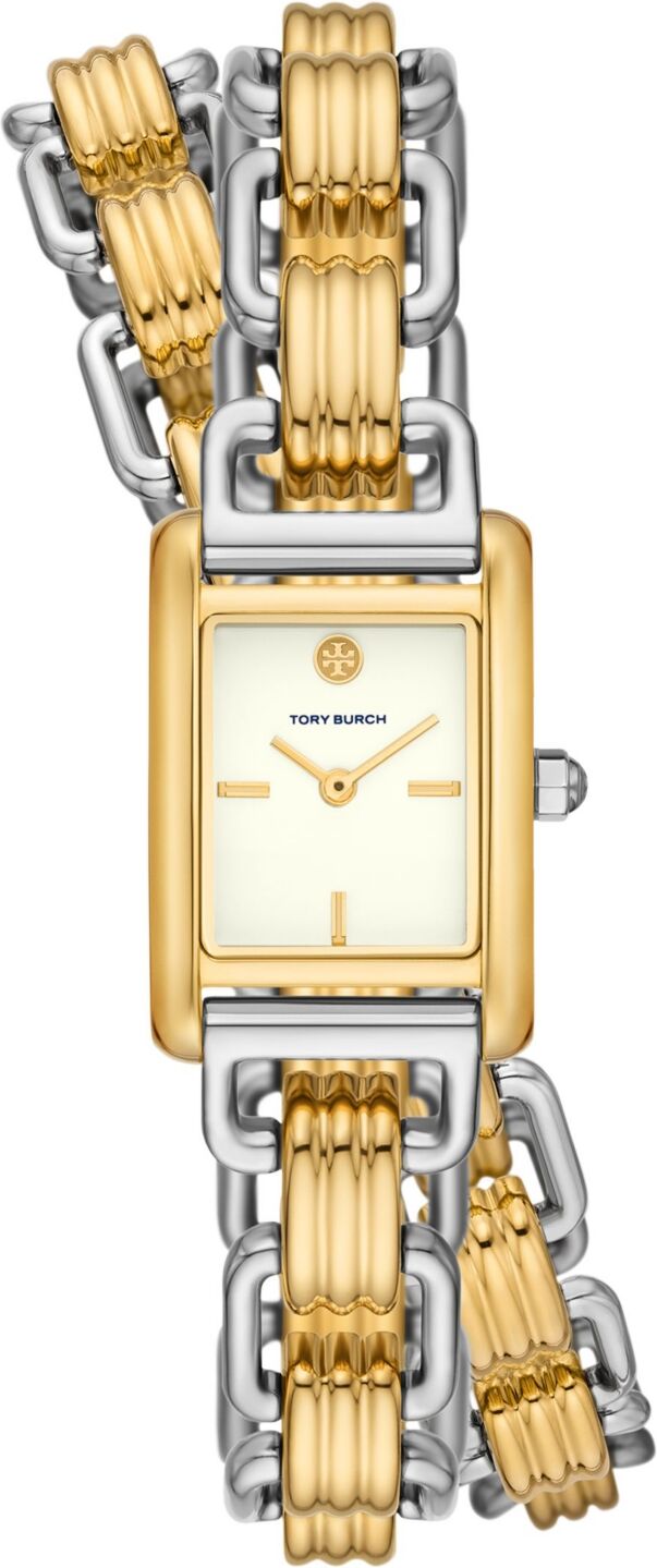 Tory Burch Women's The Eleanor 3-in-1 Two-Tone Stainless Steel Bracelet Watch 19mm - Multicolor