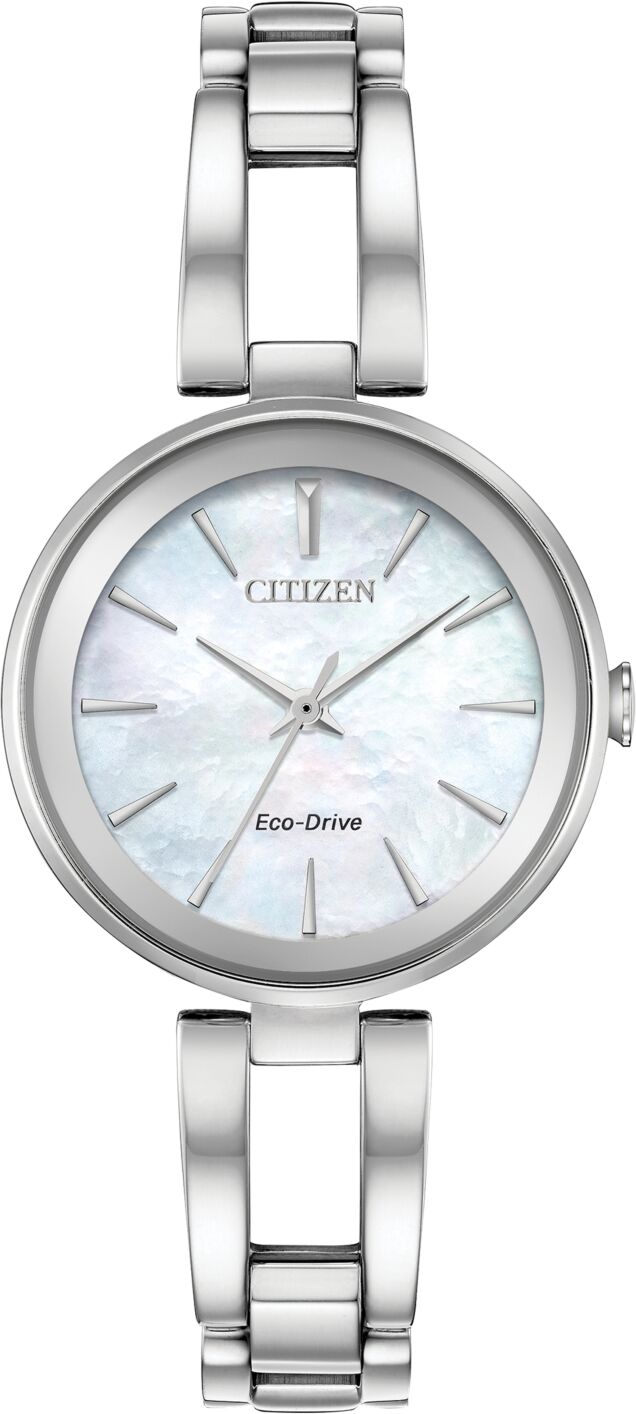 Citizen Women's Eco-Drive Axiom Stainless Steel Bracelet Watch 28mm - Silver