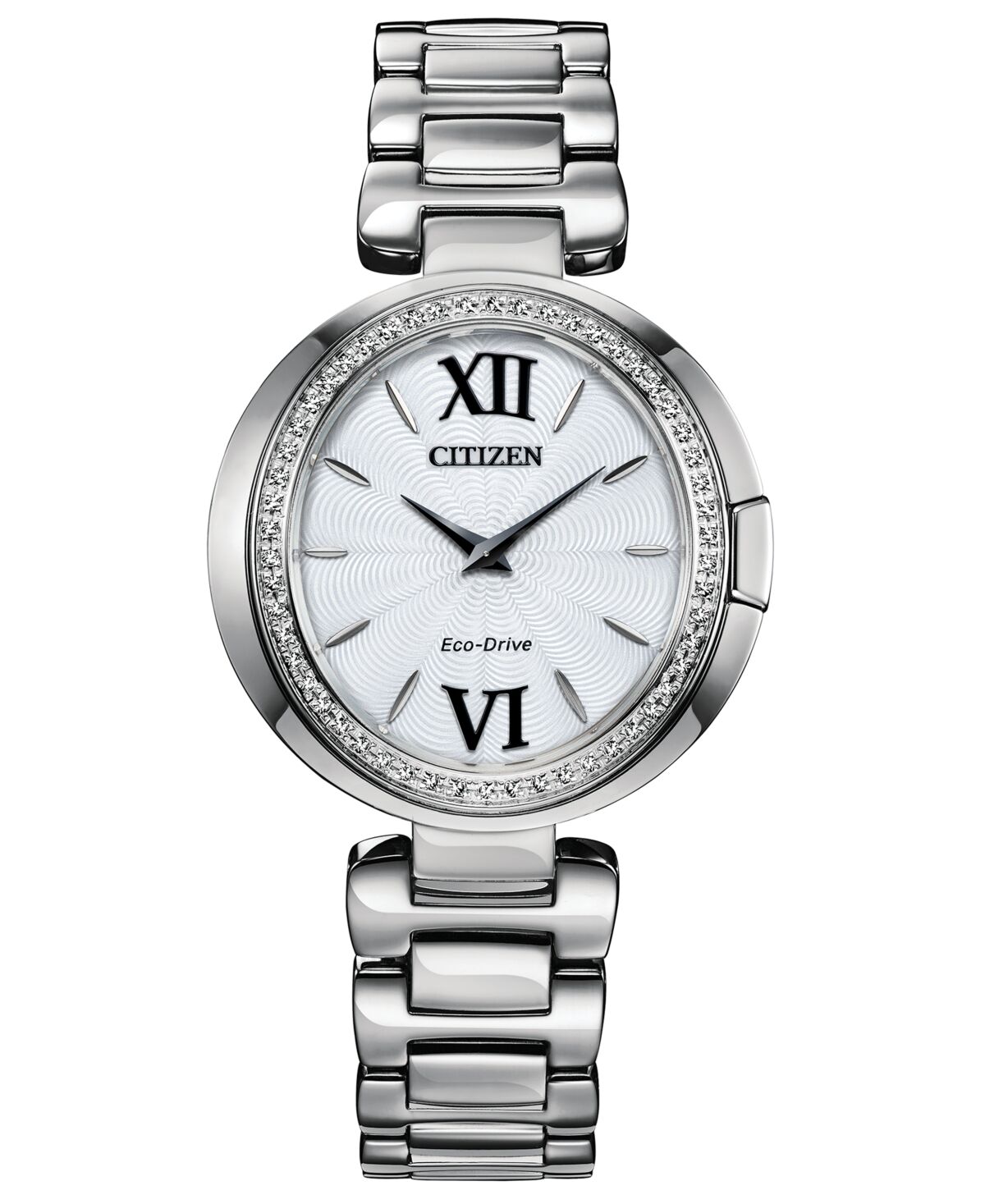 Citizen Eco-Drive Women's Capella Stainless Steel Bracelet Watch 34mm - Silver