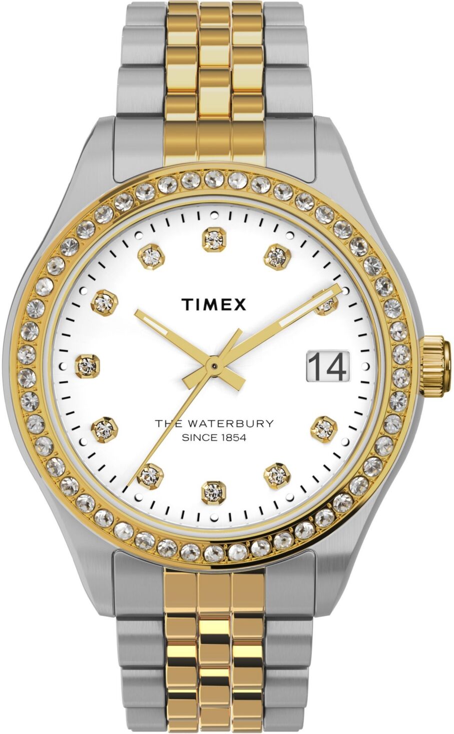 Timex Women's Waterbury Two-Tone Stainless Steel Bracelet Watch 34mm - Two-Tone