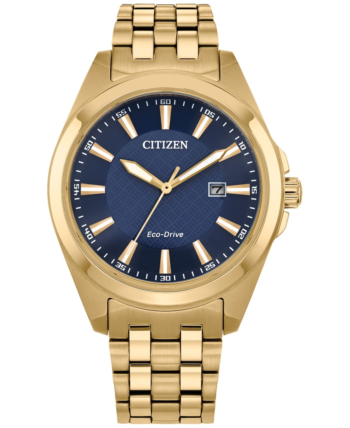 Citizen Eco-Drive Men's Peyten Gold-Tone Stainless Steel Bracelet Watch 41mm - Gold-tone