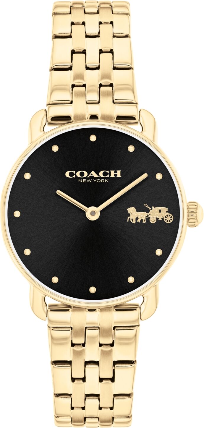 Coach Women's Elliot Gold-Tone Stainless Steel Bracelet Watch 28mm - Gold