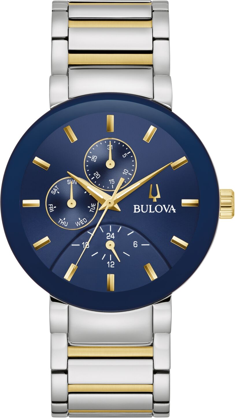 Bulova Men's Chronograph Modern Futuro Two-Tone Stainless Steel Bracelet Watch 40mm - Two-tone