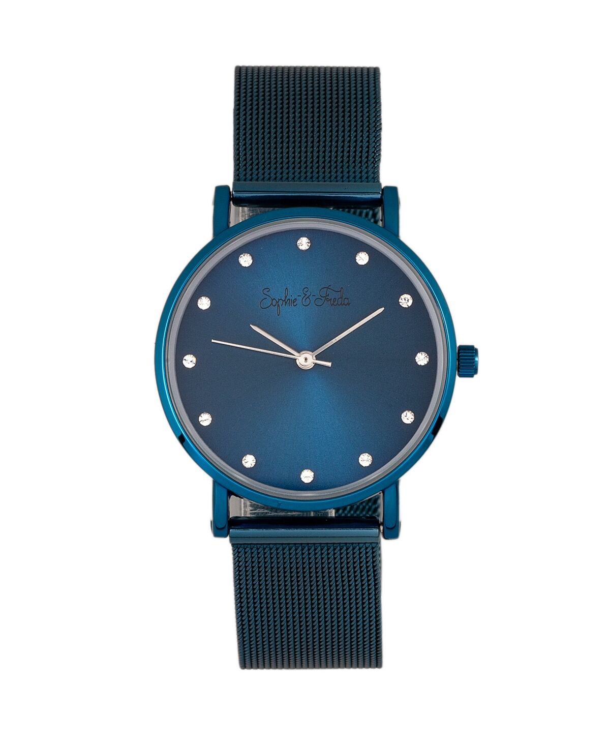 Sophie and Freda Quartz Savannah Alloy Watches 32mm - Blue