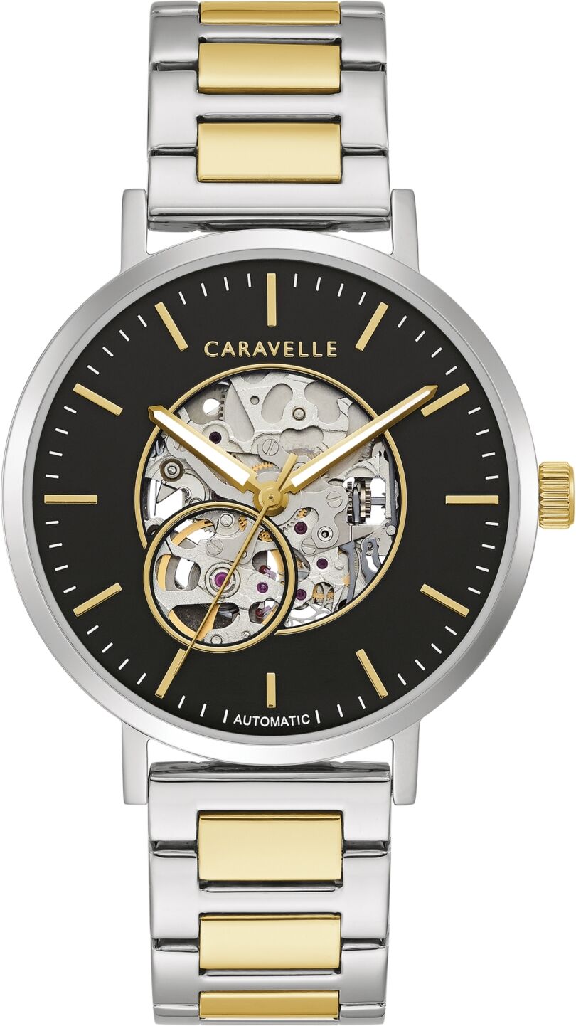 Caravelle Designed by Bulova Men's Automatic Two-Tone Stainless Steel Bracelet Watch 39.5mm - Two-tone