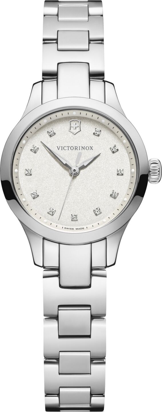 Victorinox Swiss Army Women's Swiss Alliance Stainless Steel Bracelet Watch 28mm - White