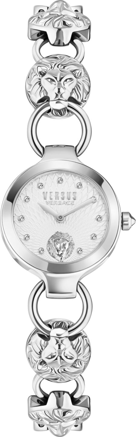 Versace Versus Versace Women's Broadwood Lion Link Stainless Steel Bracelet Watch 26mm - Silver