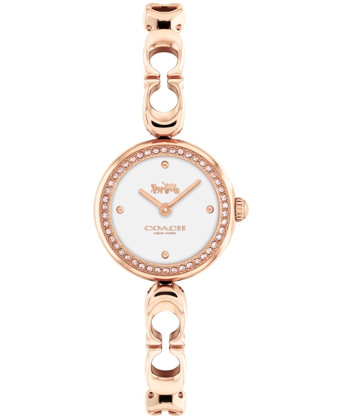 Coach Women's Gracie Quartz Rose Gold-Tone Stainless Steel Bangle Watch 23mm - Rose Gold-tone