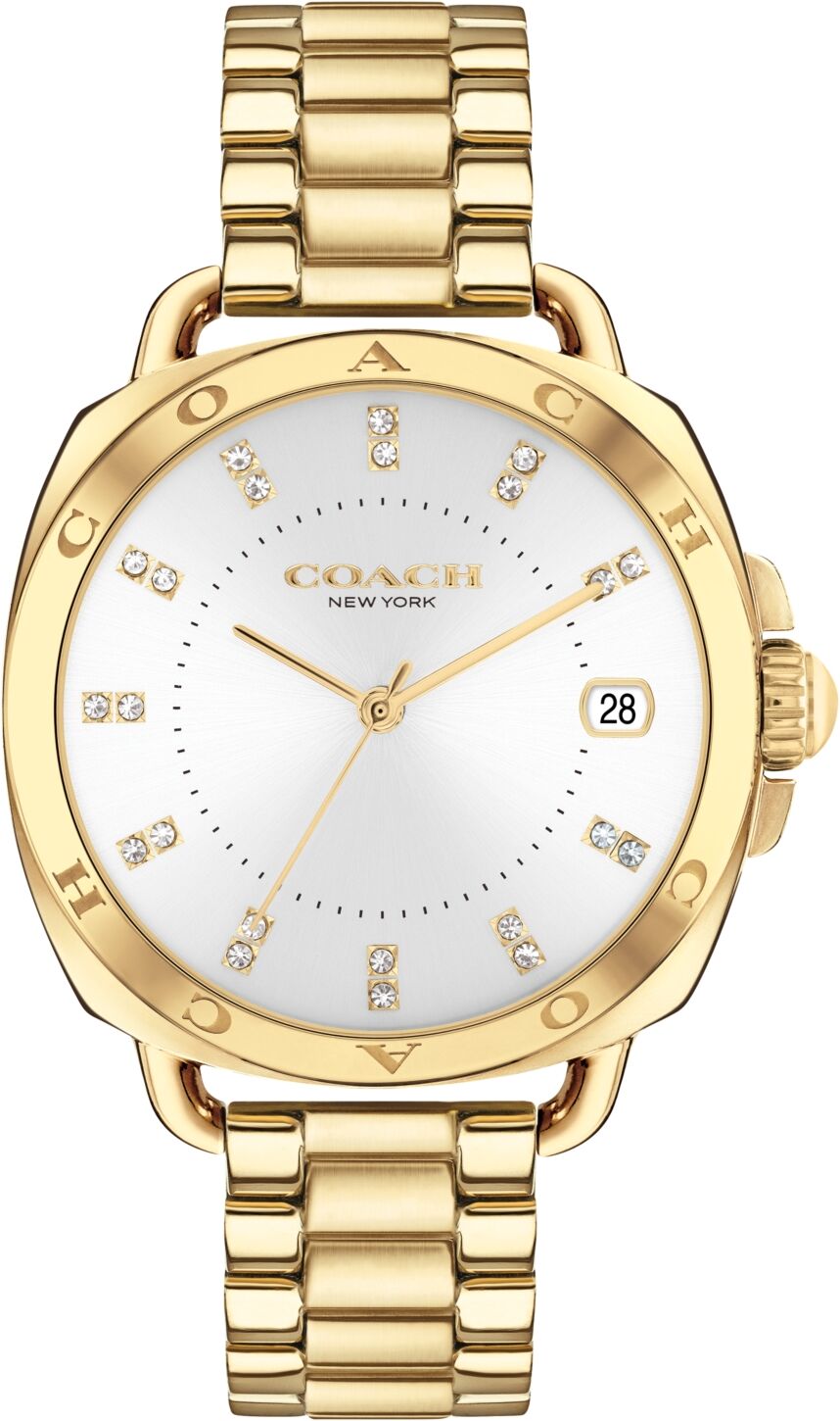 Coach Women's Tatum Gold-Tone Stainless Steel Bracelet Watch, 34mm - Gold