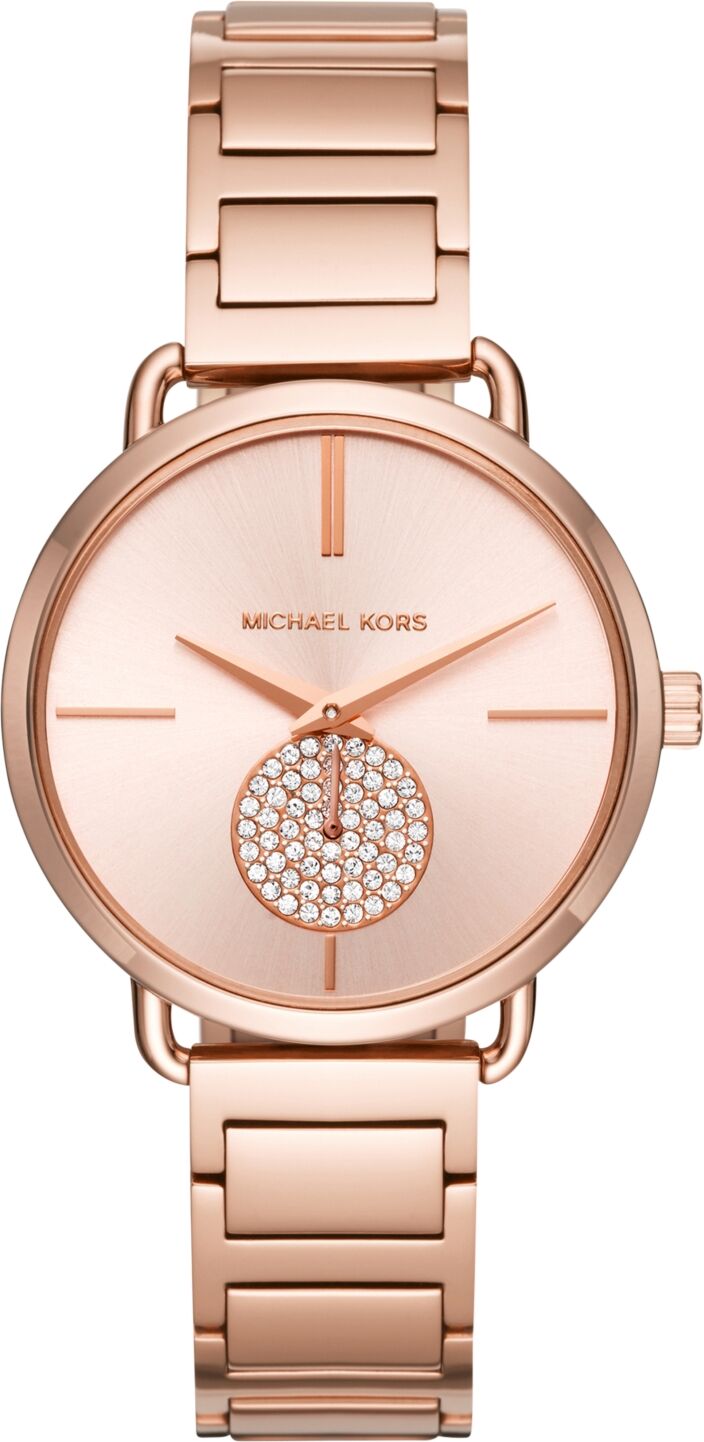 Michael Kors Women's Portia Stainless Steel Bracelet Watch 36mm - Rose Gold/Rose Gold