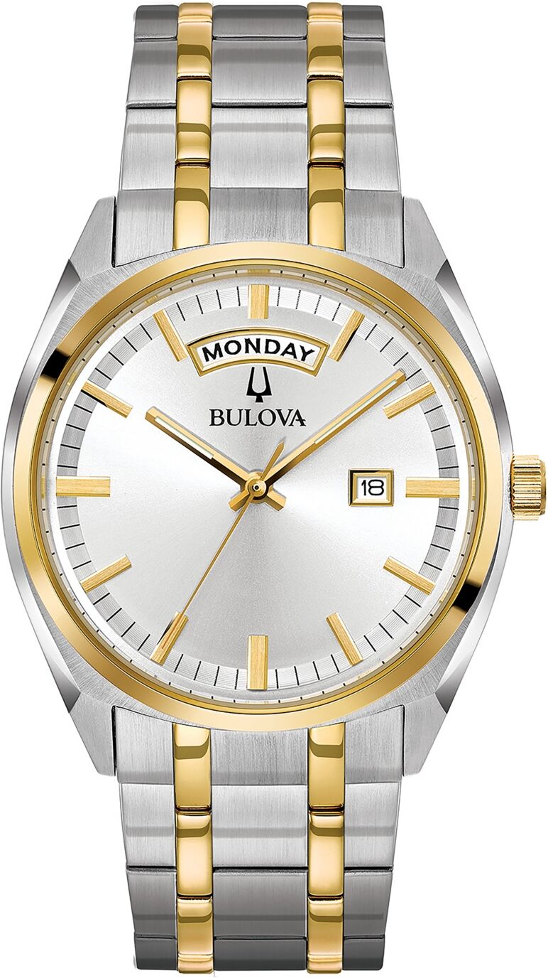 Bulova Men's Classic Two-Tone Stainless Steel Bracelet Watch 39mm - Two-Tone