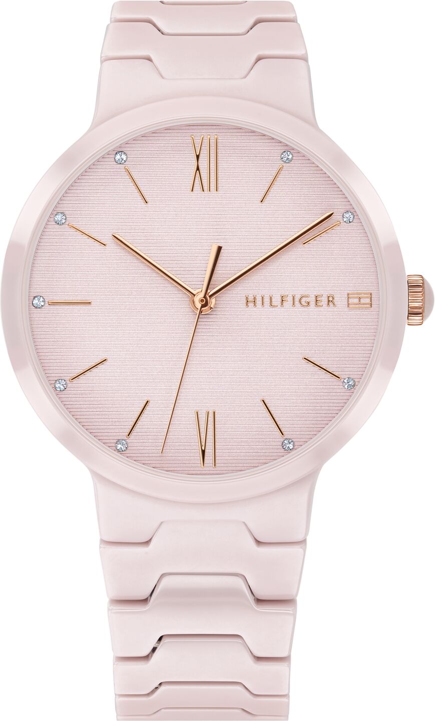 Tommy Hilfiger Women's Blush Ceramic Bracelet Watch 36mm - Rose