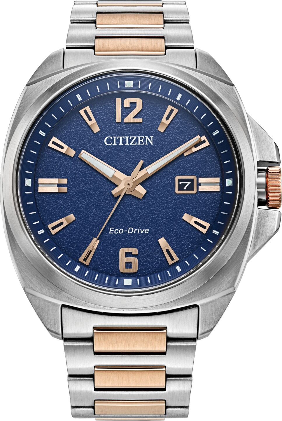 Citizen Eco-Drive Men's Sport Luxury Two Tone Stainless Steel Bracelet Watch 42mm - Two-tone