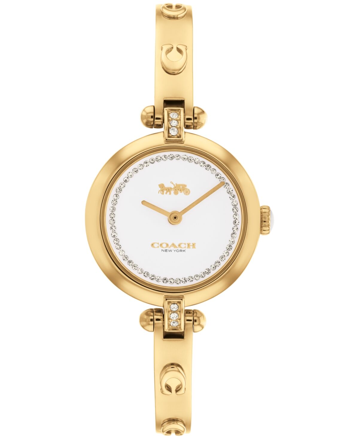 Coach Women's Cary Gold-Tone Bangle Bracelet Watch, 26mm - Gold-Tone