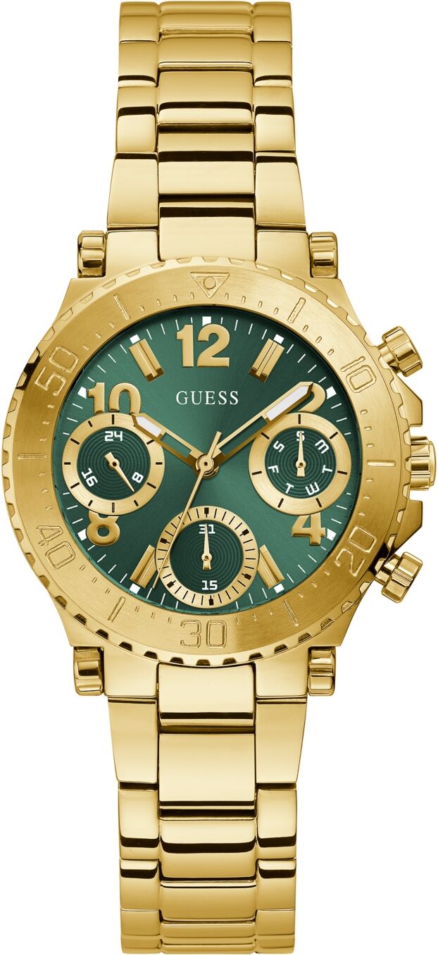 Guess Women's Gold-Tone Stainless Steel Multi-Function Bracelet Watch 36mm - Gold-Tone