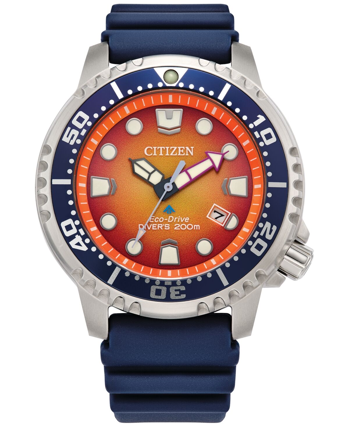 Citizen Eco-Drive Men's Promaster Blue Strap Watch 44mm - Blue