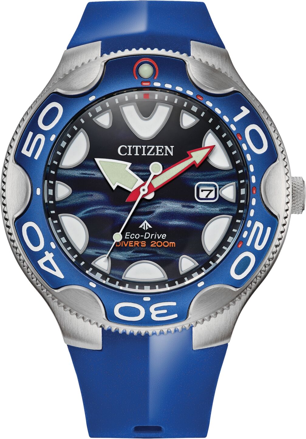 Citizen Eco-Drive Men's Promaster Orca Light Blue Strap Watch 46mm - Blue