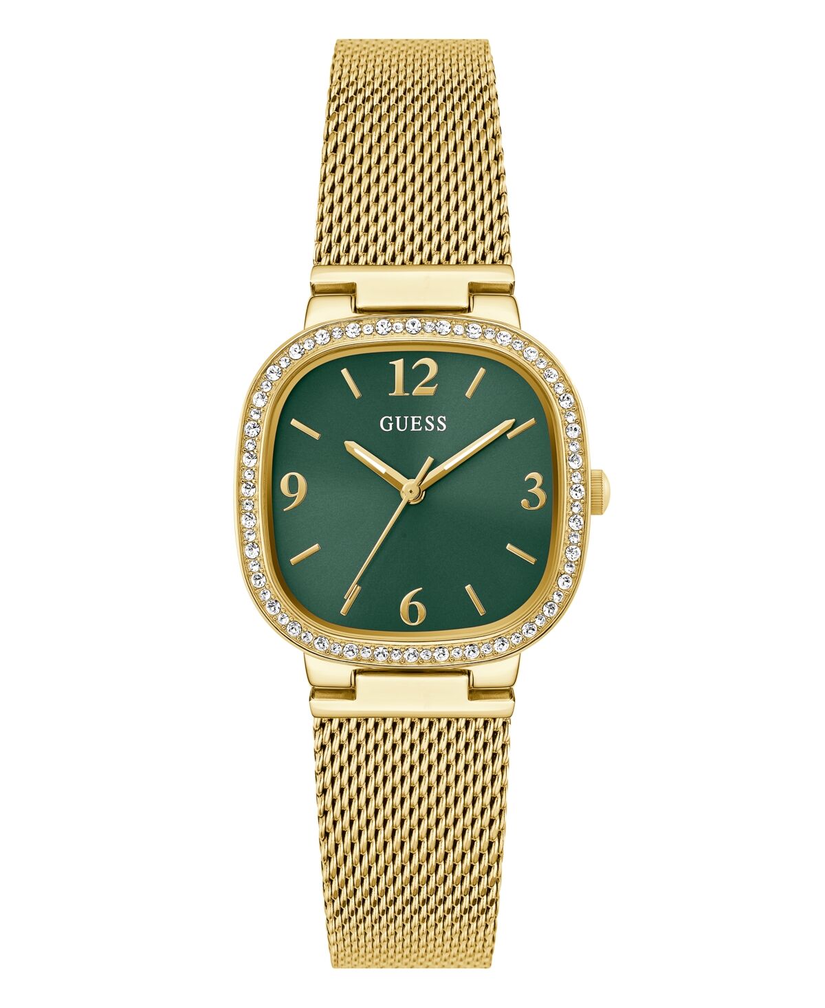 Guess Women's Analog Gold-Tone Stainless Steel and Mesh Watch 32mm - Gold-Tone