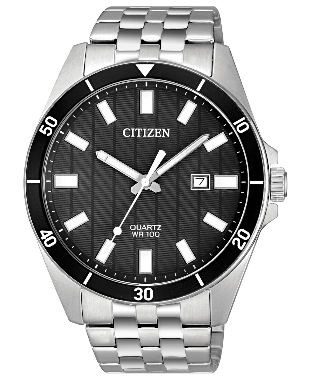 Citizen Men's Quartz Stainless Steel Bracelet Watch 42mm - Silver-tone