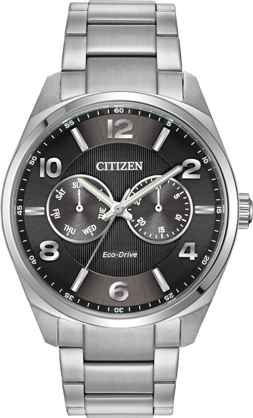 Citizen Eco-Drive Men's Corso Stainless Steel Bracelet Watch 42mm - Silver