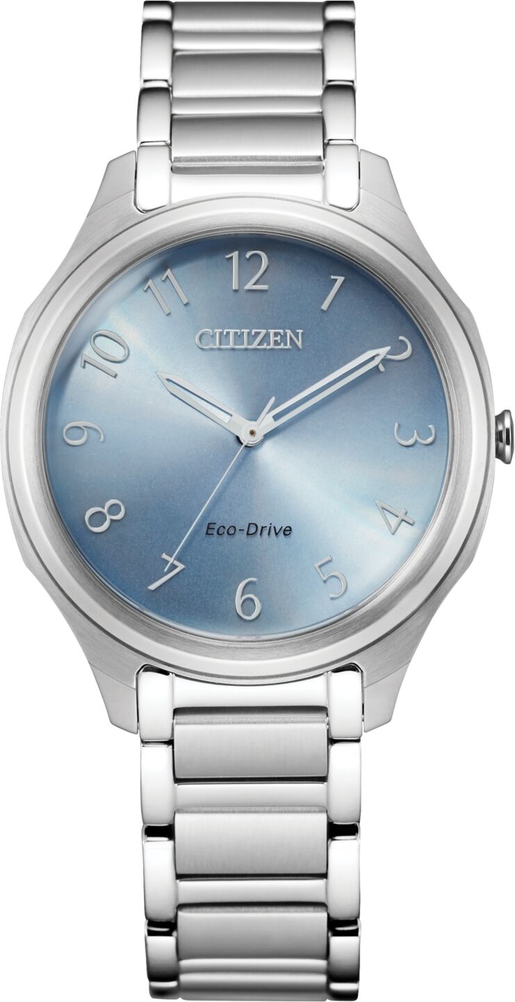 Citizen Eco-Drive Women's Stainless Steel Bracelet Watch 35mm - Silver