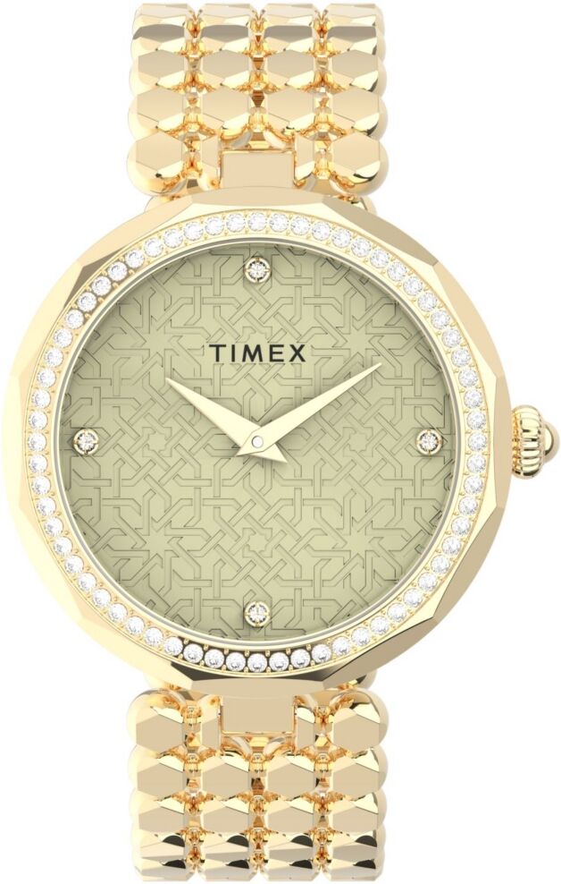 Timex Women's Asheville Gold-Tone Low Lead Brass Bracelet Watch 34 mm - Gold-Tone