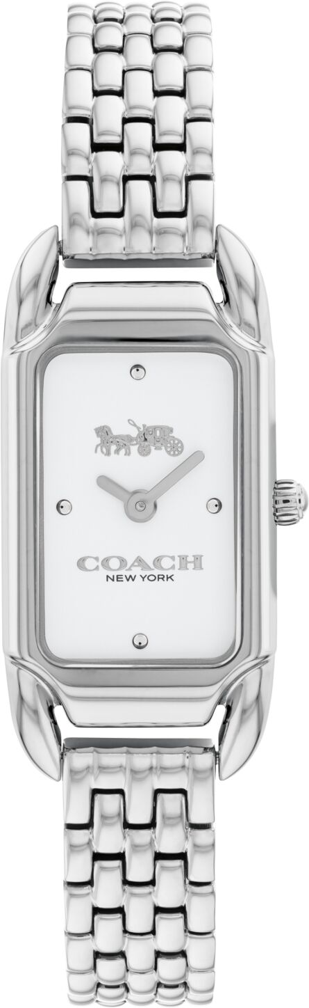 Coach Women's Cadie Stainless Steel Bracelet Watch 17.5mmX28.5mm - Silver