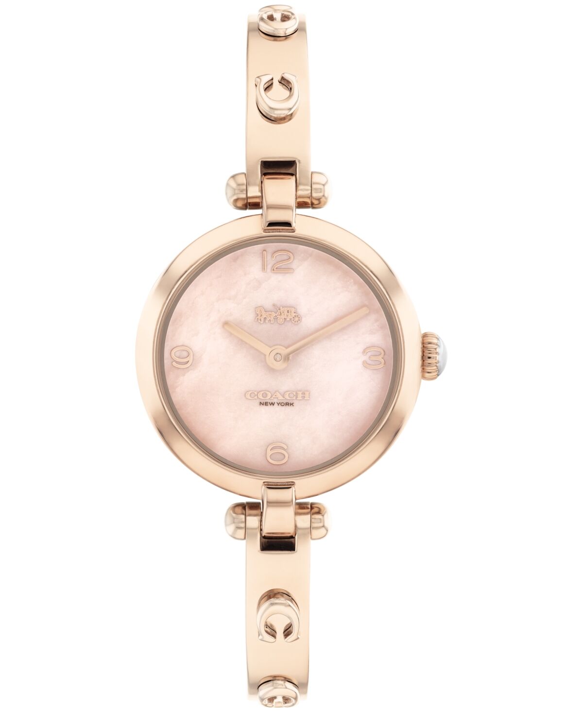 Coach Women's Cary Stainless Steel Bangle Bracelet Watch 26mm - Rose Gold-tone