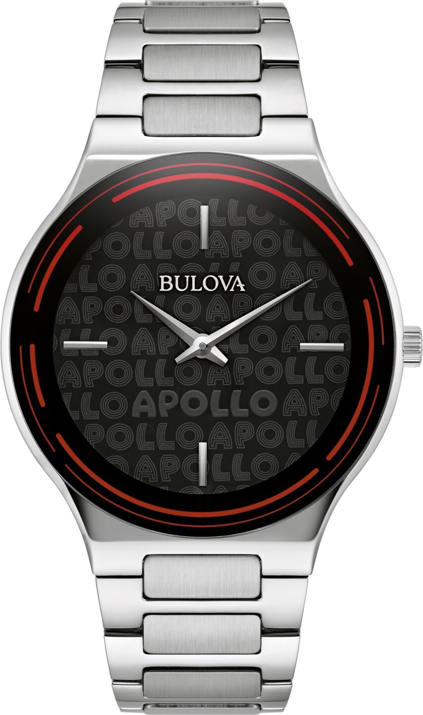 Bulova x Apollo Men's Stainless Steel Bracelet Watch 43mm - Special Edition - Silver-tone