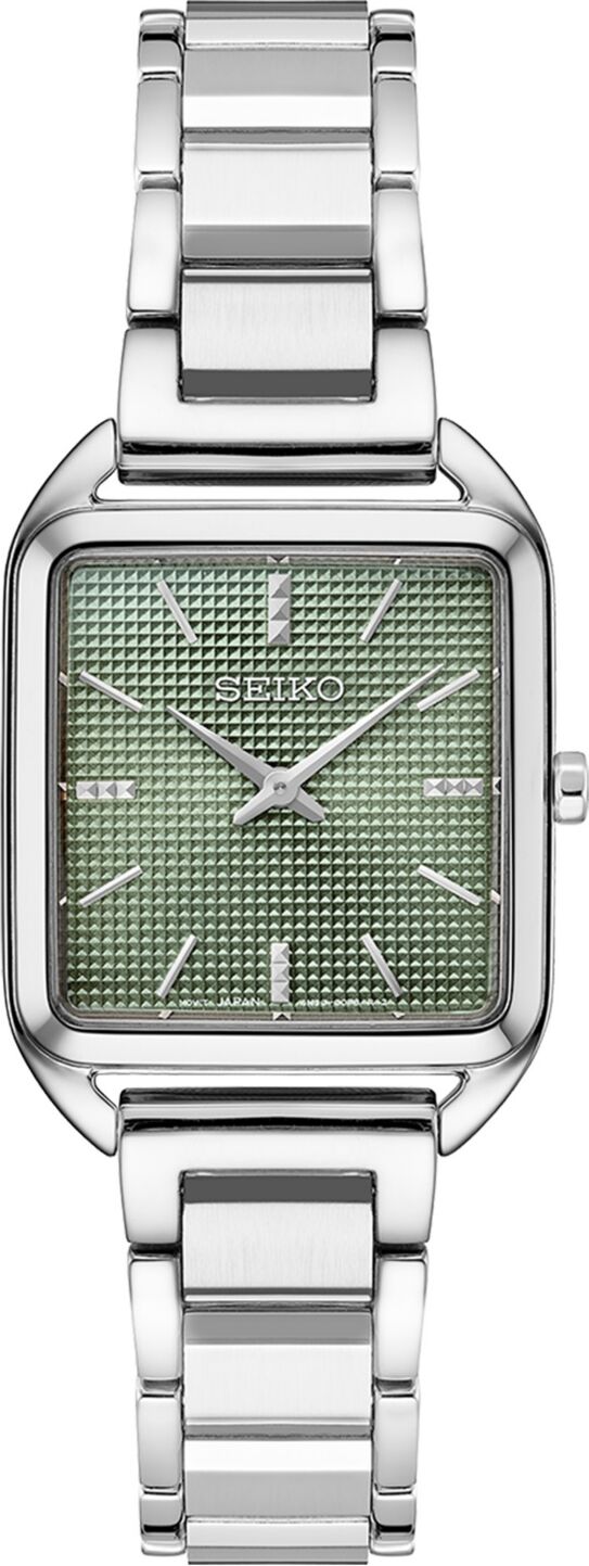 Seiko Women's Essentials Stainless Steel Bracelet Watch 26mm - Green