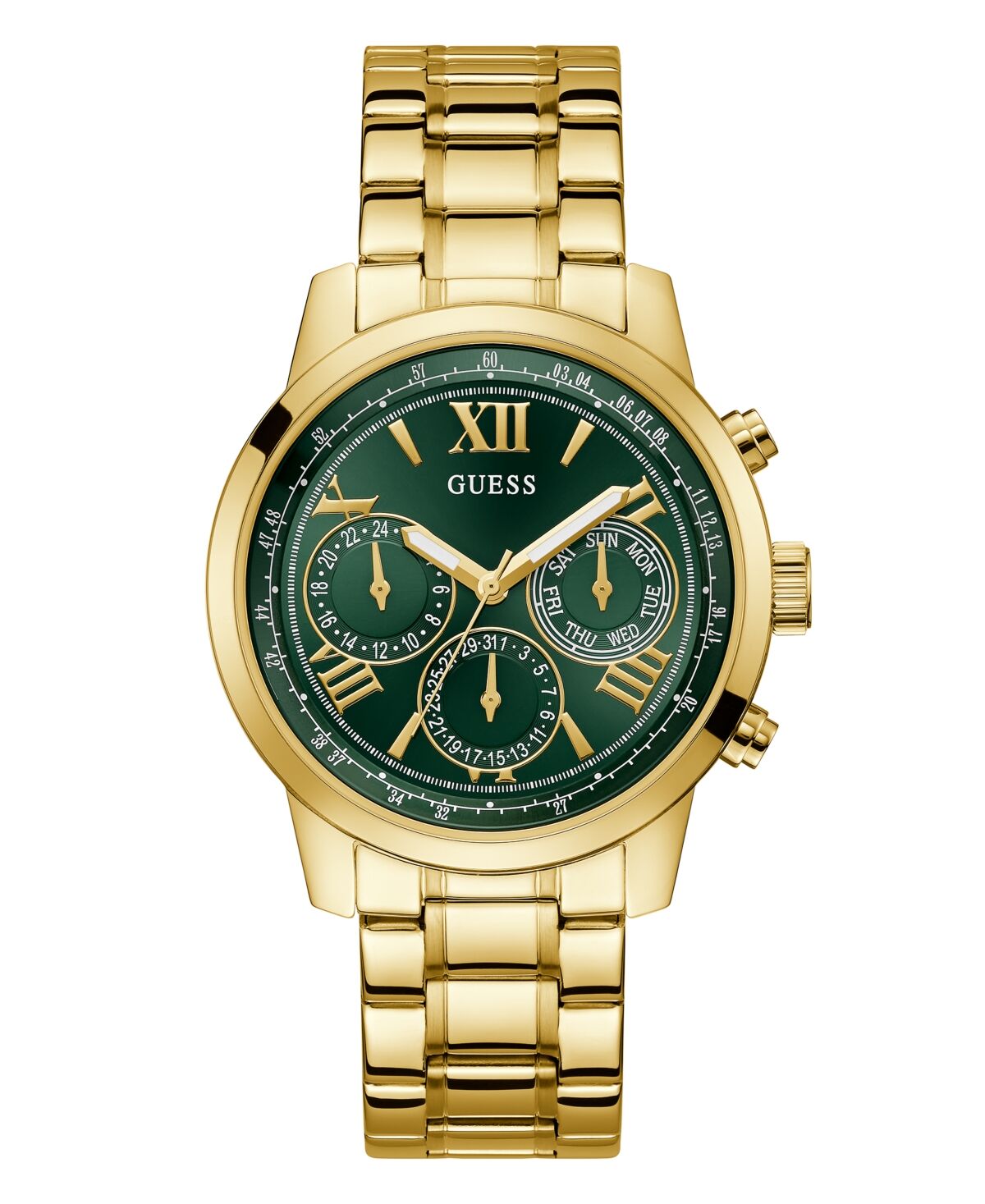 Guess Women's Multi-Function Gold-Tone Stainless Steel Watch 42mm - Gold-Tone