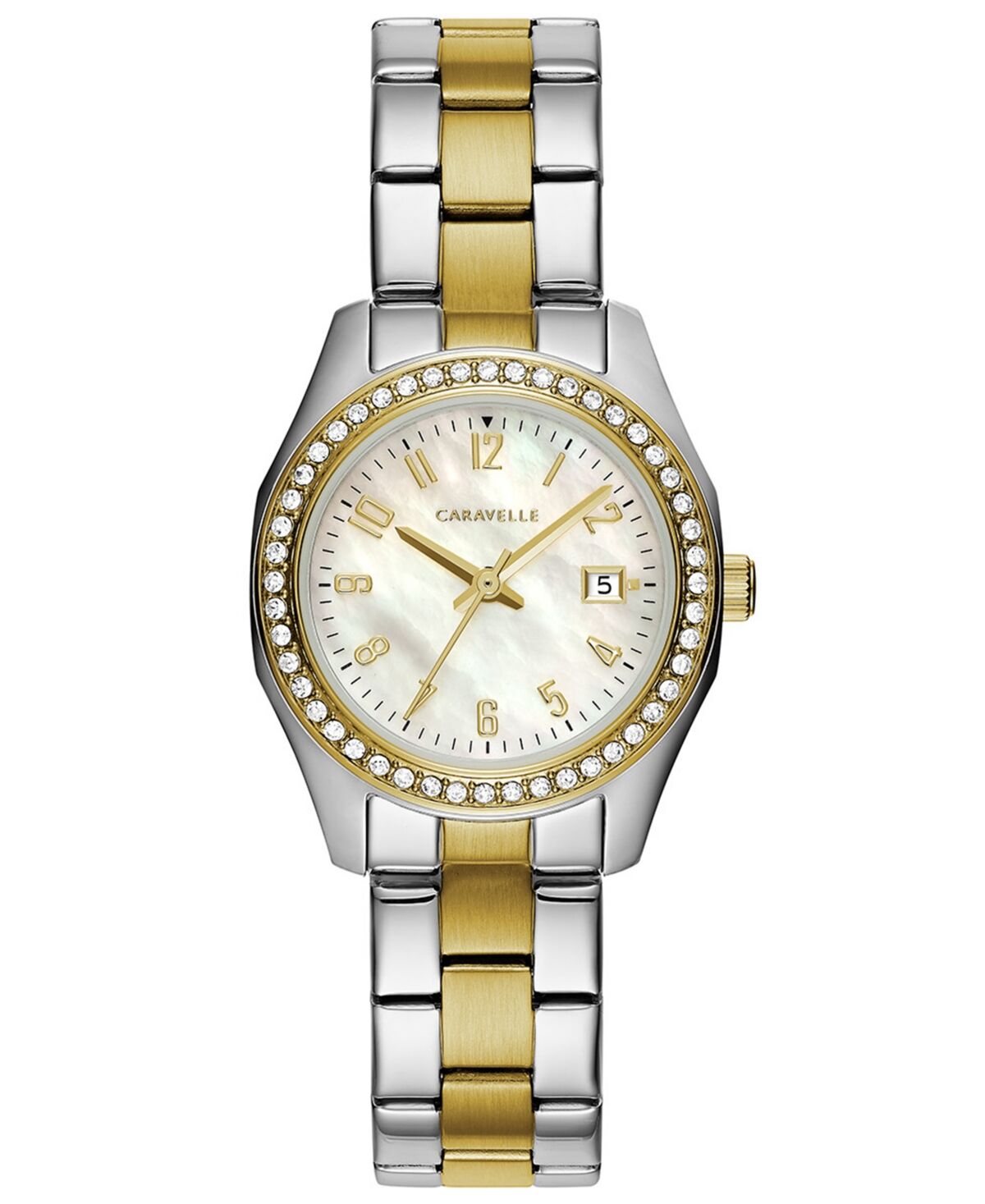 Caravelle Designed by Bulova Women's Two-Tone Stainless Steel Bracelet Watch 28mm