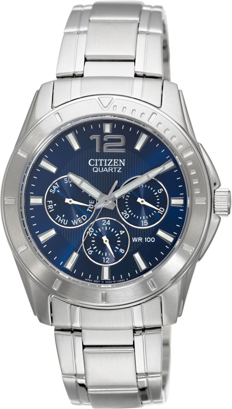 Citizen Men's Chronograph Stainless Steel Bracelet Watch 41mm AG8300-52L