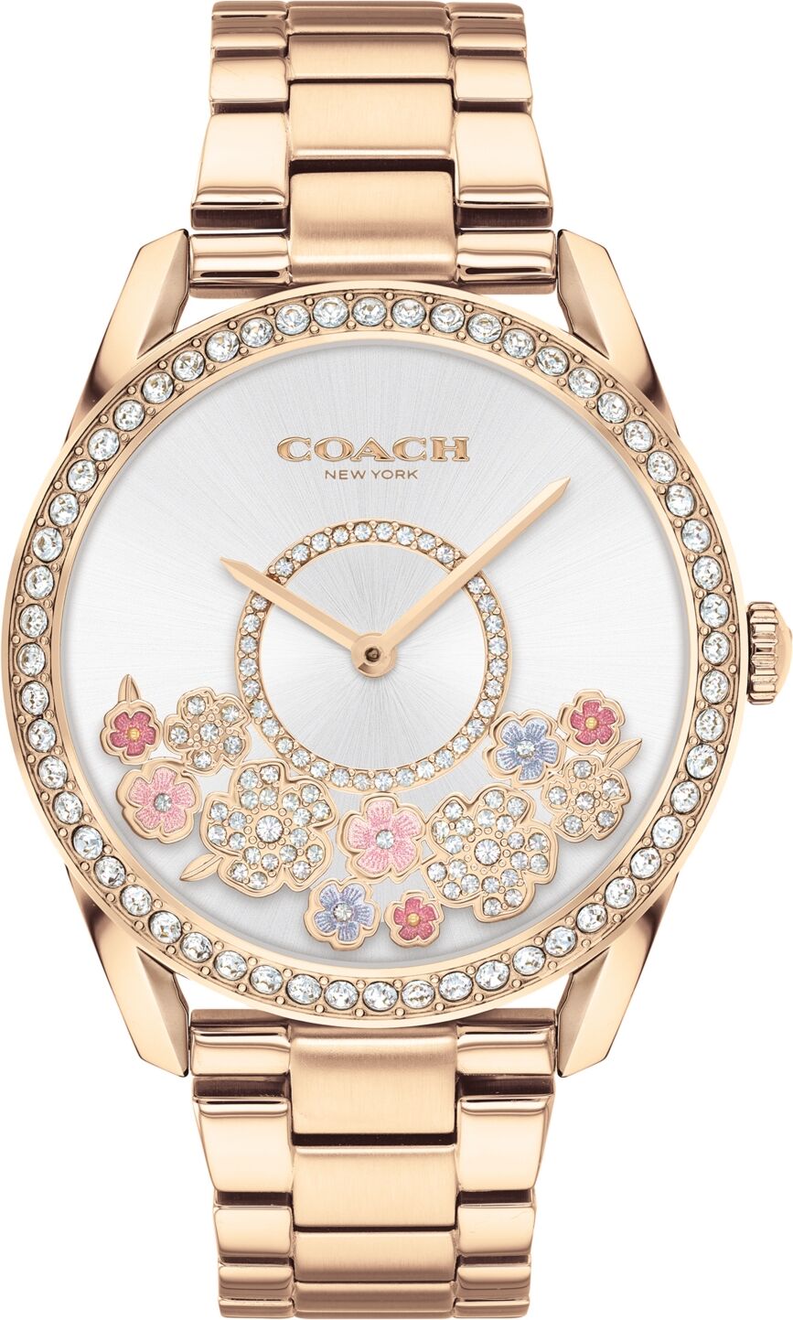 Coach Women's Preston Carnation Gold-Tone Bracelet Tea Rose Watch 36mm - Carnation Gold