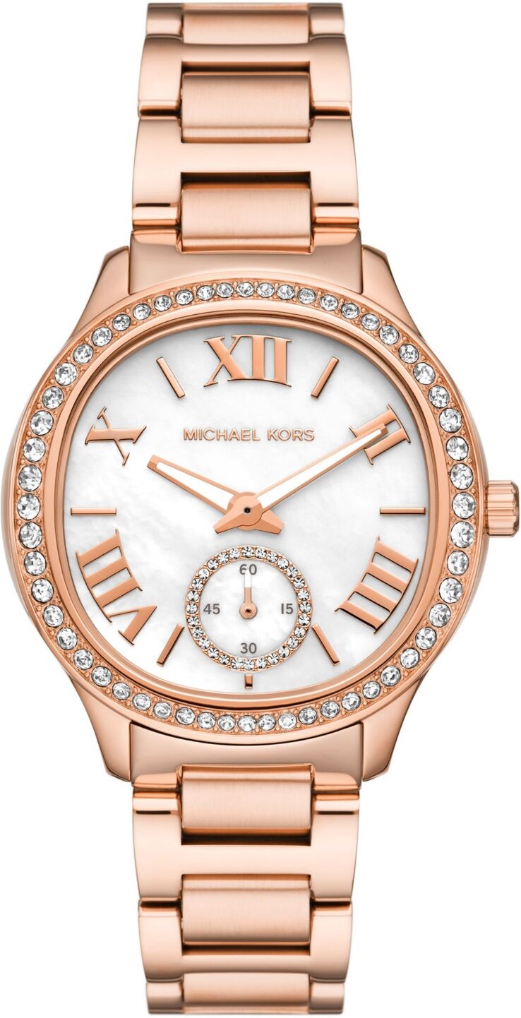 Michael Kors Women's Sage Three-Hand Rose Gold-Tone Stainless Steel Watch 38mm - Rose Gold-Tone