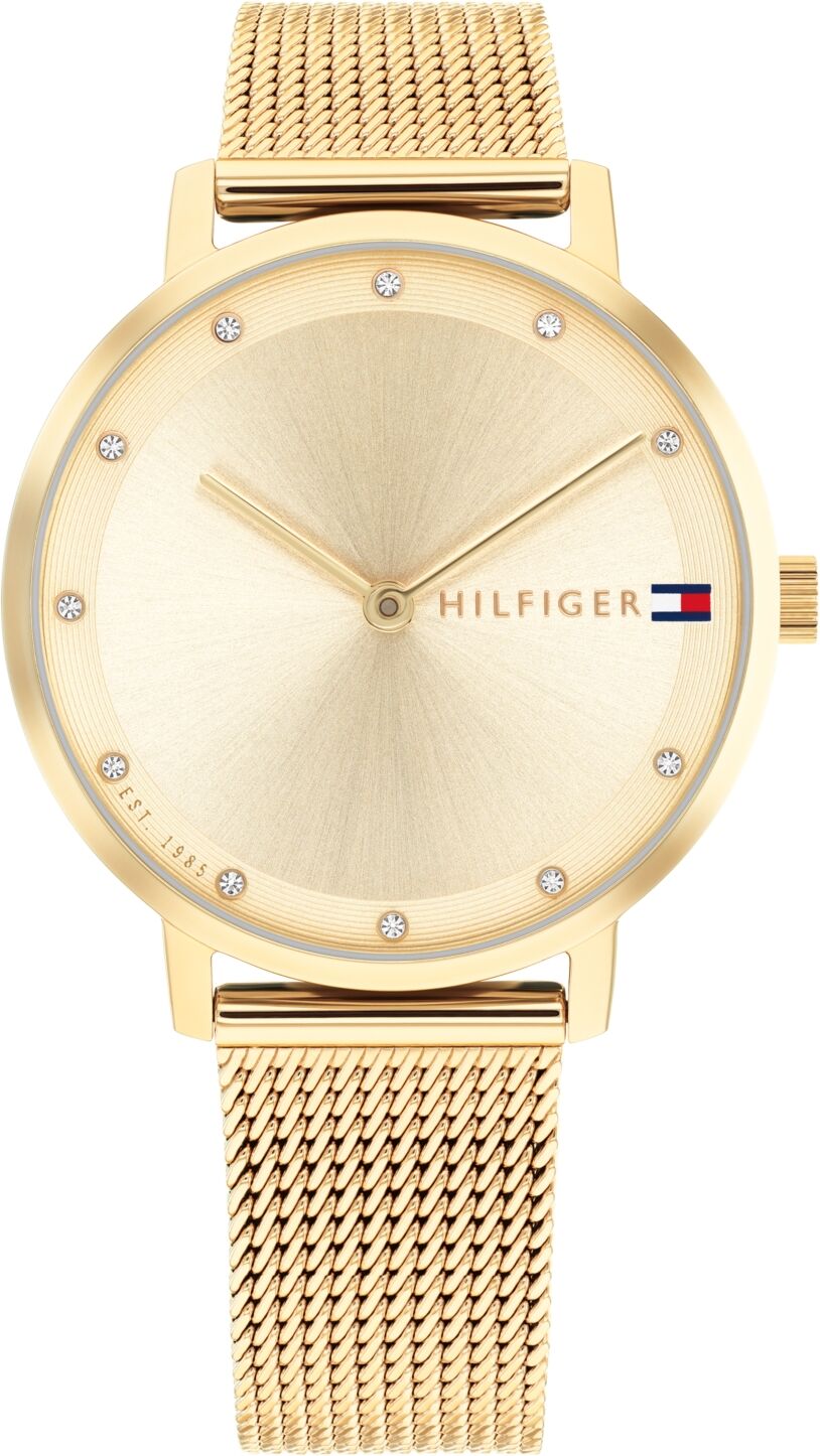 Tommy Hilfiger Women's Quartz Gold-Tone Stainless Steel Mesh Watch 34mm - Gold