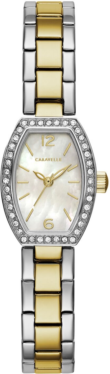 Caravelle Designed by Bulova Women's Two-Tone Stainless Steel Bracelet Watch 18x24mm